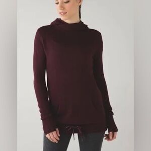 lululemon athletica Women's Cowl Neck Pullover - Deep Burgundy